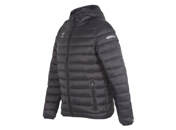 UMBRO Core Down Jacket Jr Svart 128 Dunjacka med luva junior 